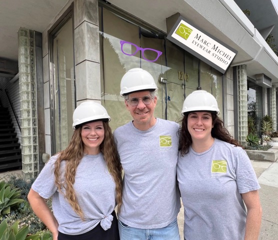 Marc Michel Eyewear Studio new location under construction